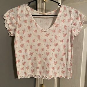 Cute rose tee
